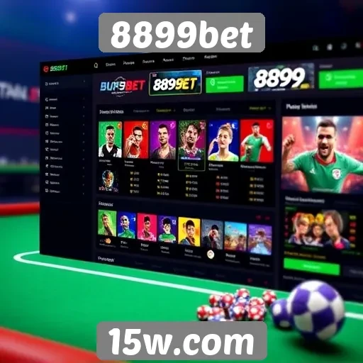 A interface do usuário do 8899bet é intuitiva