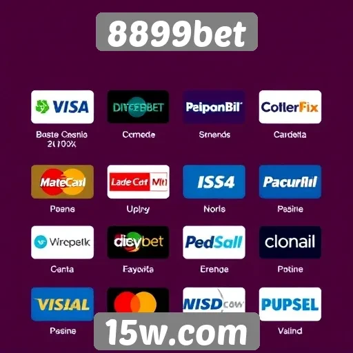 Métodos de pagamento disponíveis no 8899bet são diversos